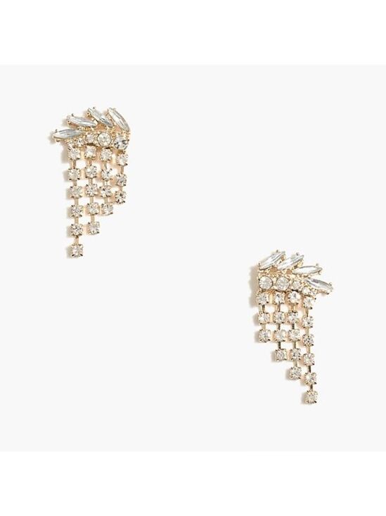 J. Crew Jewelry - J.Crew-Crystal waterfall dangle earrings-NWT